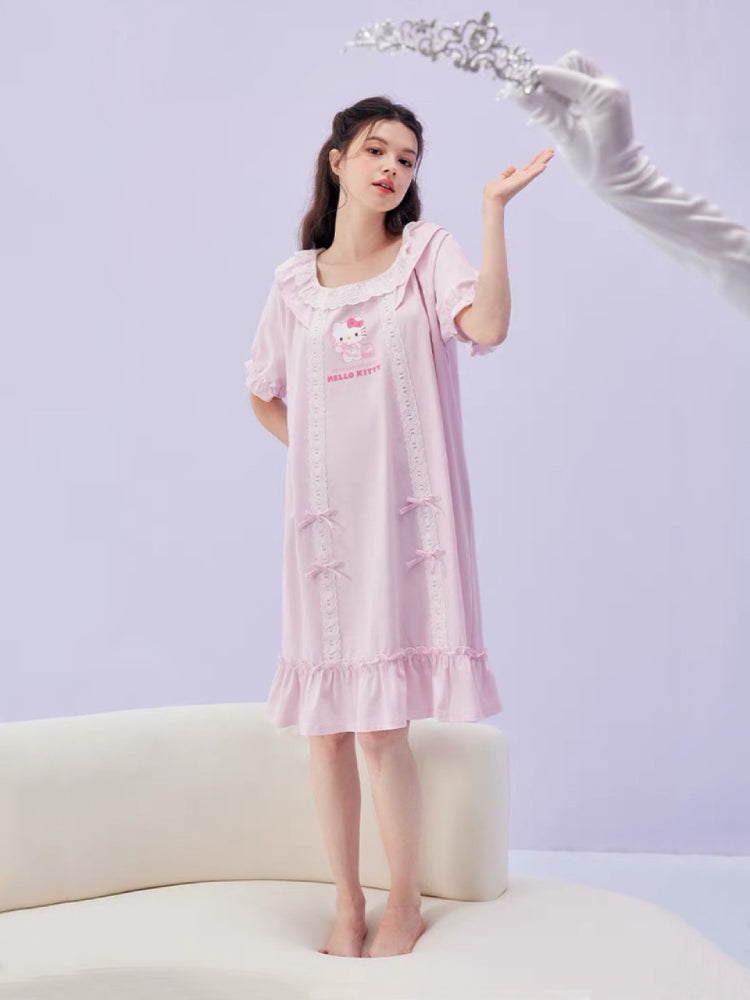 Hello Kitty Short Sleeve Nightdress-ntbhshop