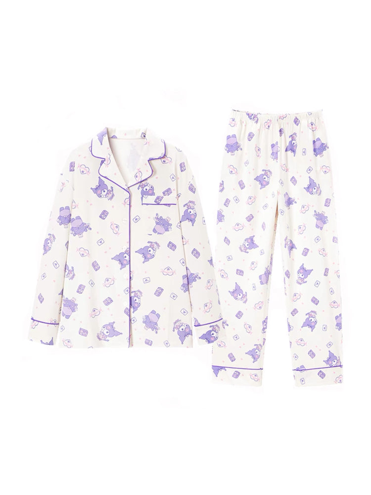 My Melody Kuromi Cinnamoroll Long Sleeve Pajama Sets-ntbhshop