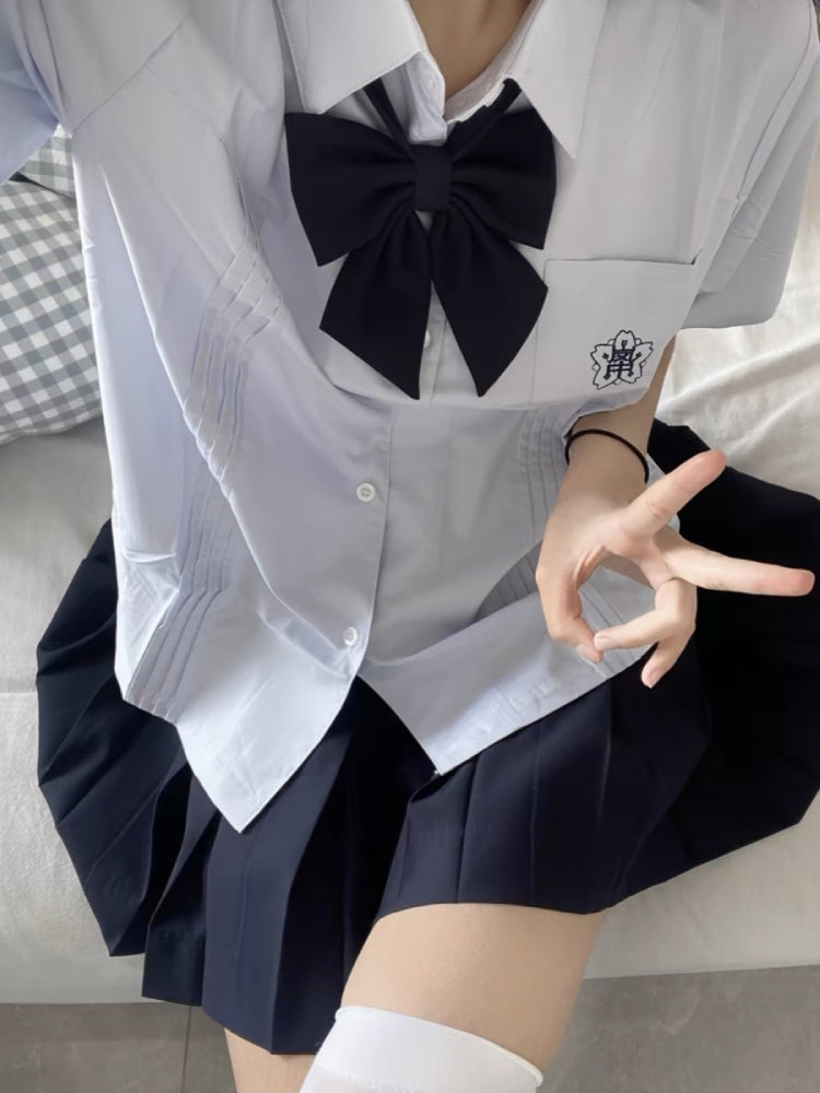 Sakura Dream JK Uniform Short Sleeve Shirts-ntbhshop