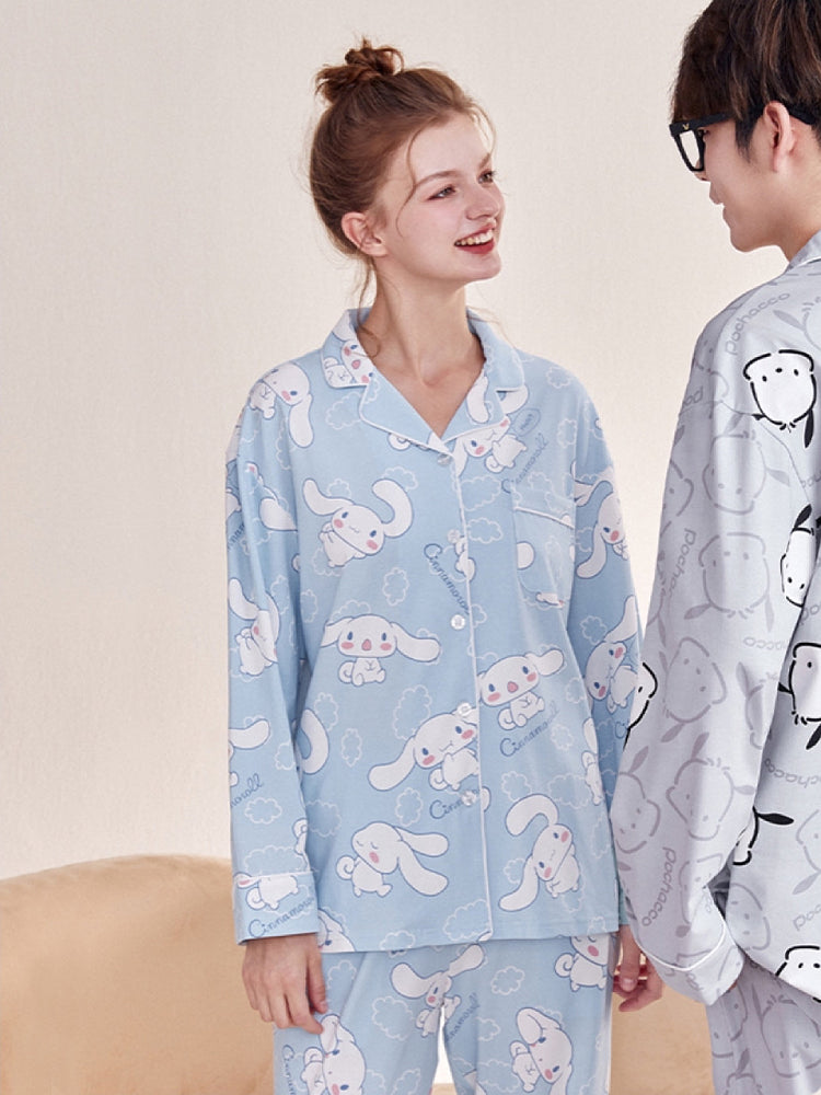 My Melody Kuromi Cinnamoroll Long Sleeve Pajama Sets-ntbhshop