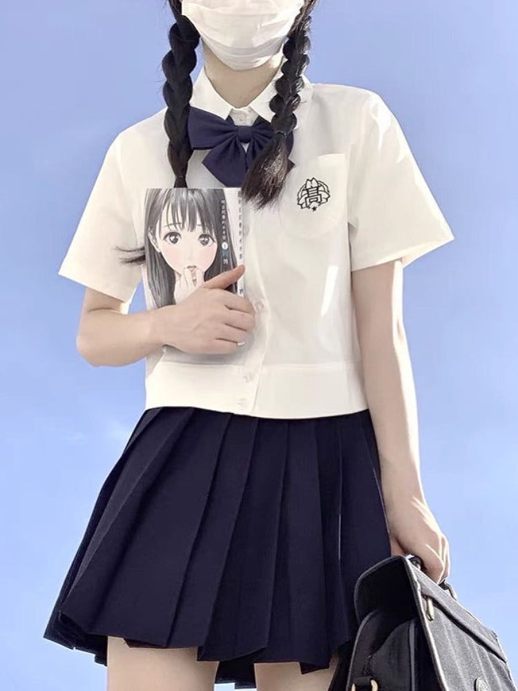 Sakura Dream JK Uniform Doll Collar Shirts-ntbhshop