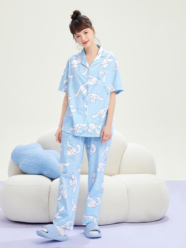 My Melody Kuromi Cinnamoroll Short Sleeve Pajama Sets-ntbhshop