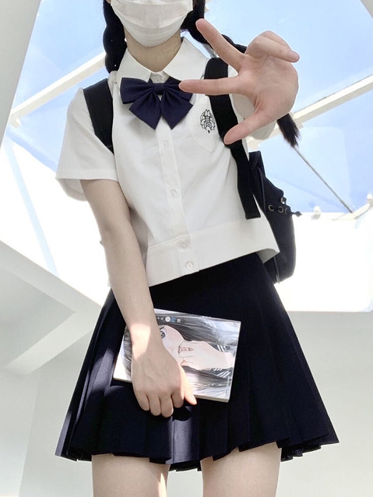 Sakura Dream JK Uniform Doll Collar Shirts-ntbhshop