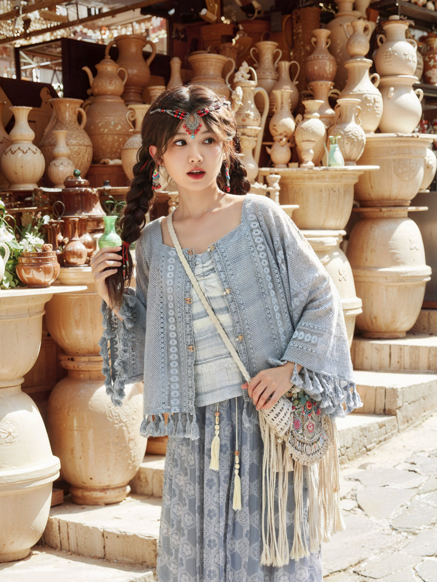 Bohemian Fringe Hollow Coat-ntbhshop