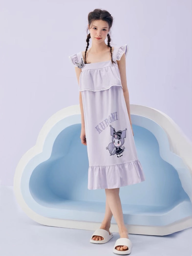 Kuromi Sleeveless Nightdress-ntbhshop