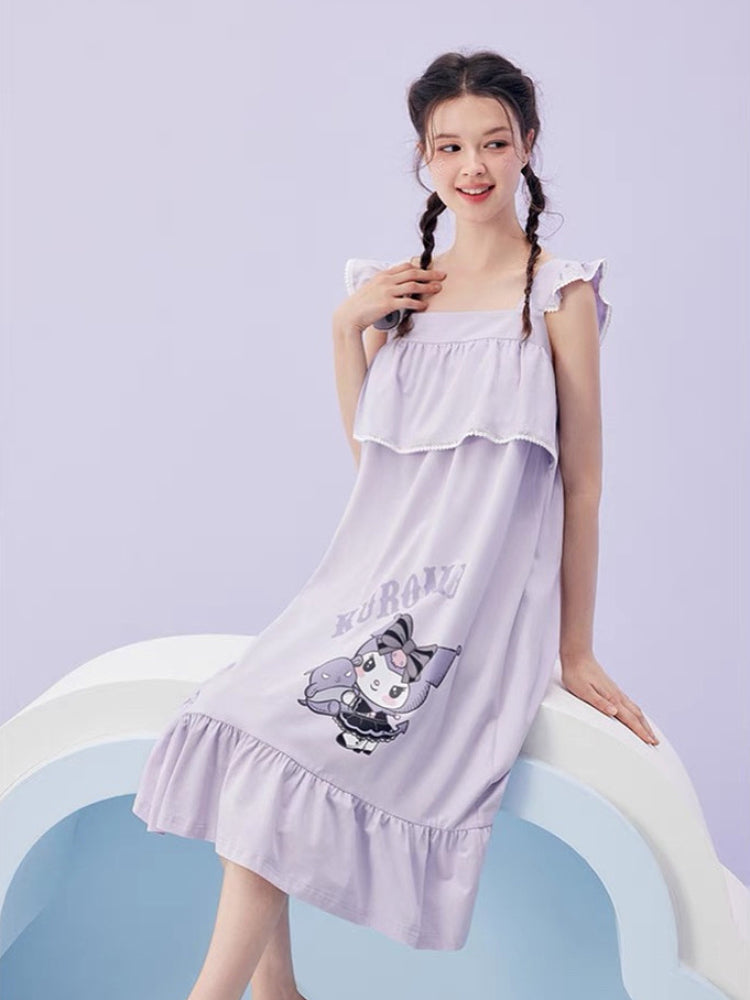 Kuromi Sleeveless Nightdress-ntbhshop